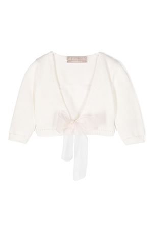 cardigan in cotone bianco LA STUPENDERIA KIDS | SCSC52102.